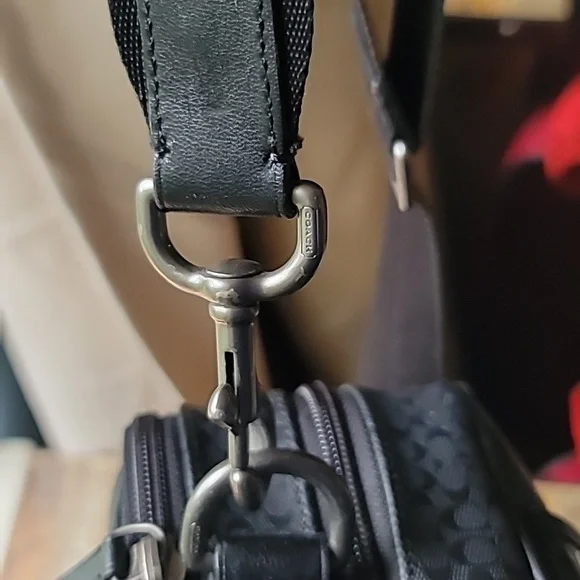 Coach Heritage Signature Embossed PVC Commuter - Picture 8 of 16